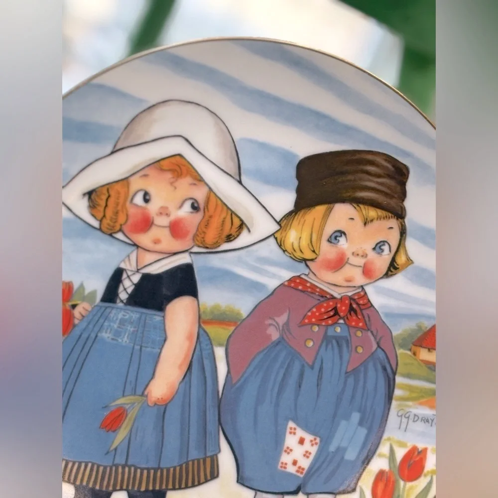 Vintage Dolly Dingle Collectible Plate. 8.5” Numbered | 1st Edition | Kitschy